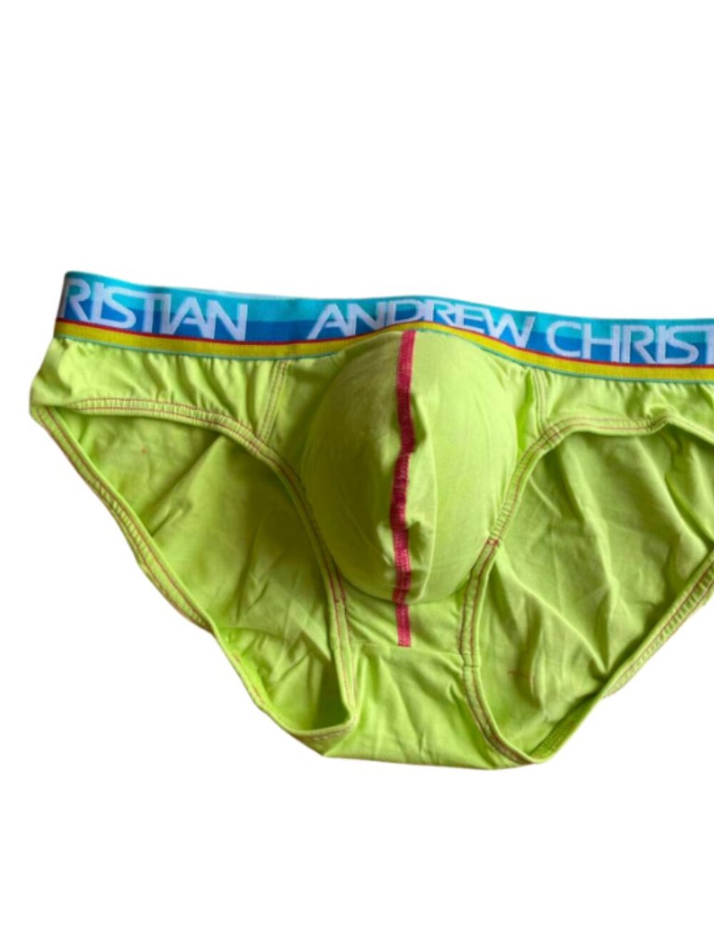 Andrew Christian Vintage Briefs Large Green NEW